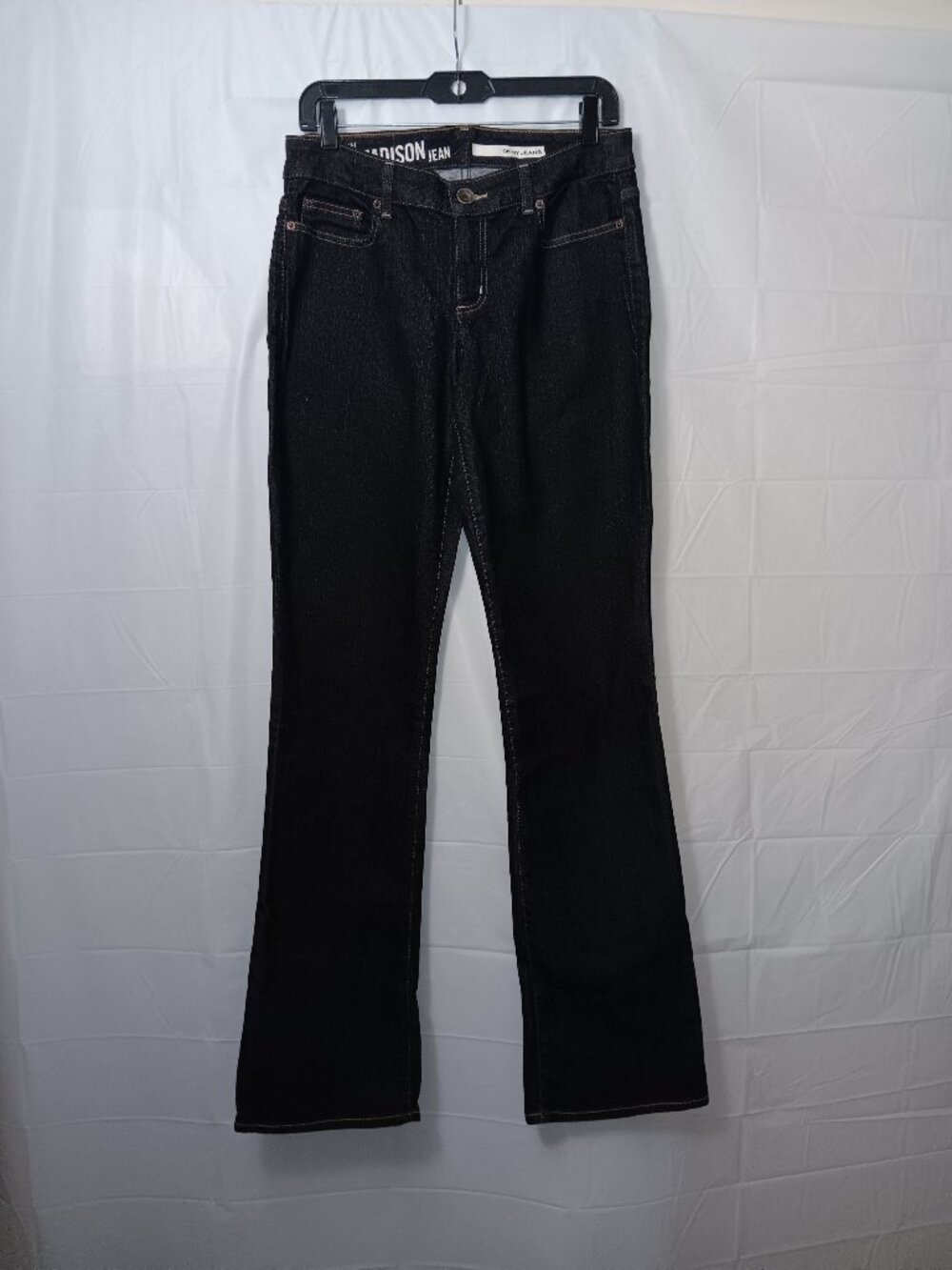 DKNY MADISON 8R" BLACK DENIM JEANS
